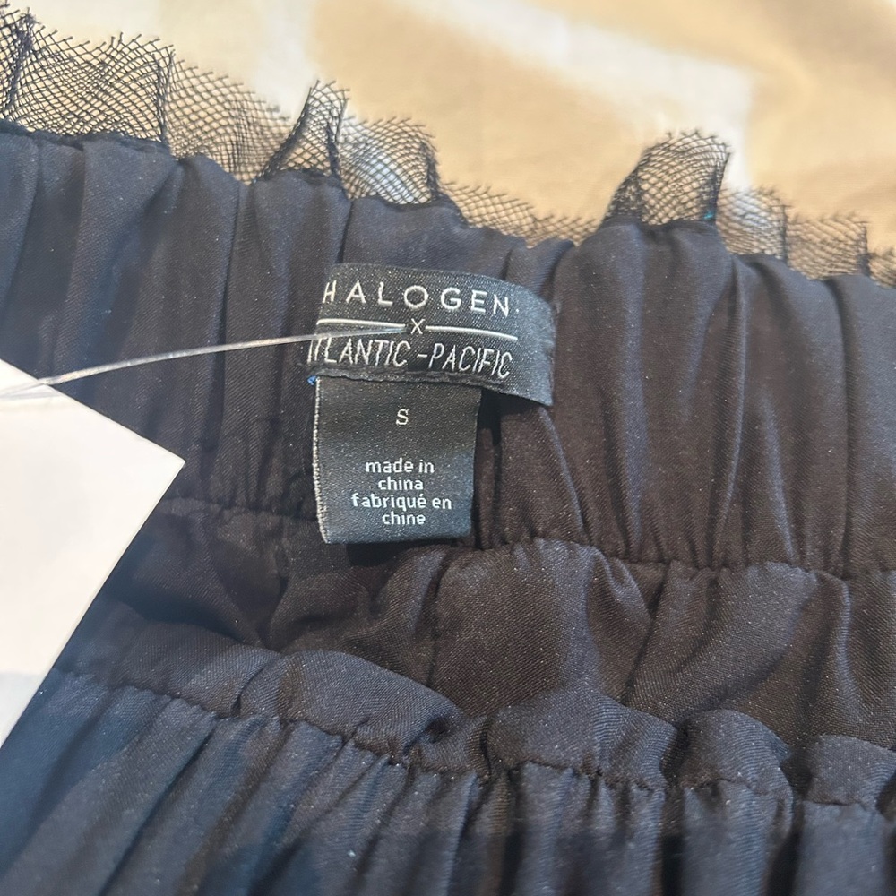 Halogen Nordstrom long black and multicolored skirt - Picture 6 of 6